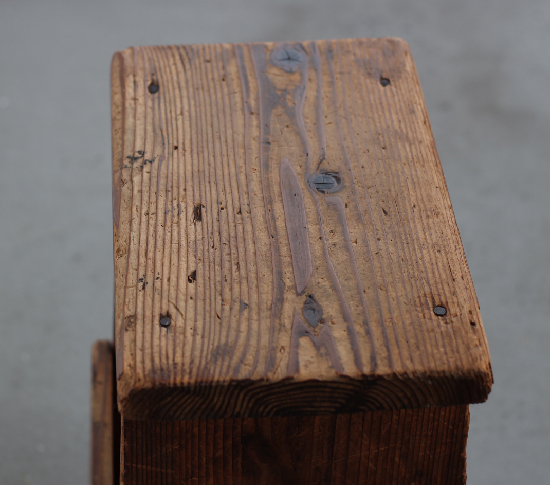 古道具 木製の脚立・スツール 椅子としても | ｜古家具、古民具、民藝 